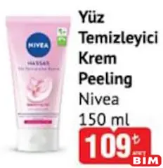 NİVEA YÜZ TEMİZLEYİCİ KREM PEELİNG 150 ML fiyat ve kampanya bilgisi